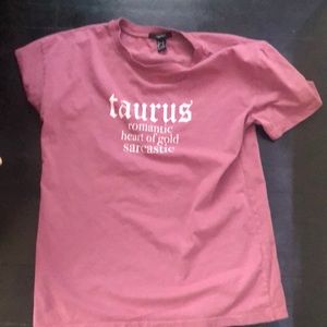 Oversized taurus shirt from Forever 21